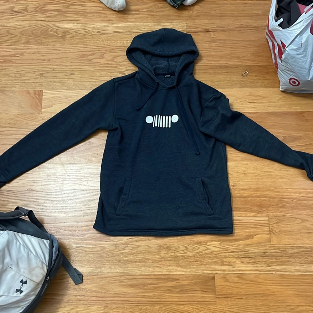 navy blue jeep sweatshirt
